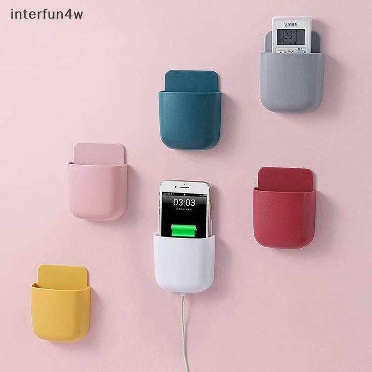 Mobile Charging Stand  & Remote holder ( wall mounted )